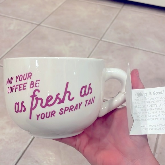 May your coffee be as fresh as your spray tan coffee/tea mug, NWT - Picture 2 of 4